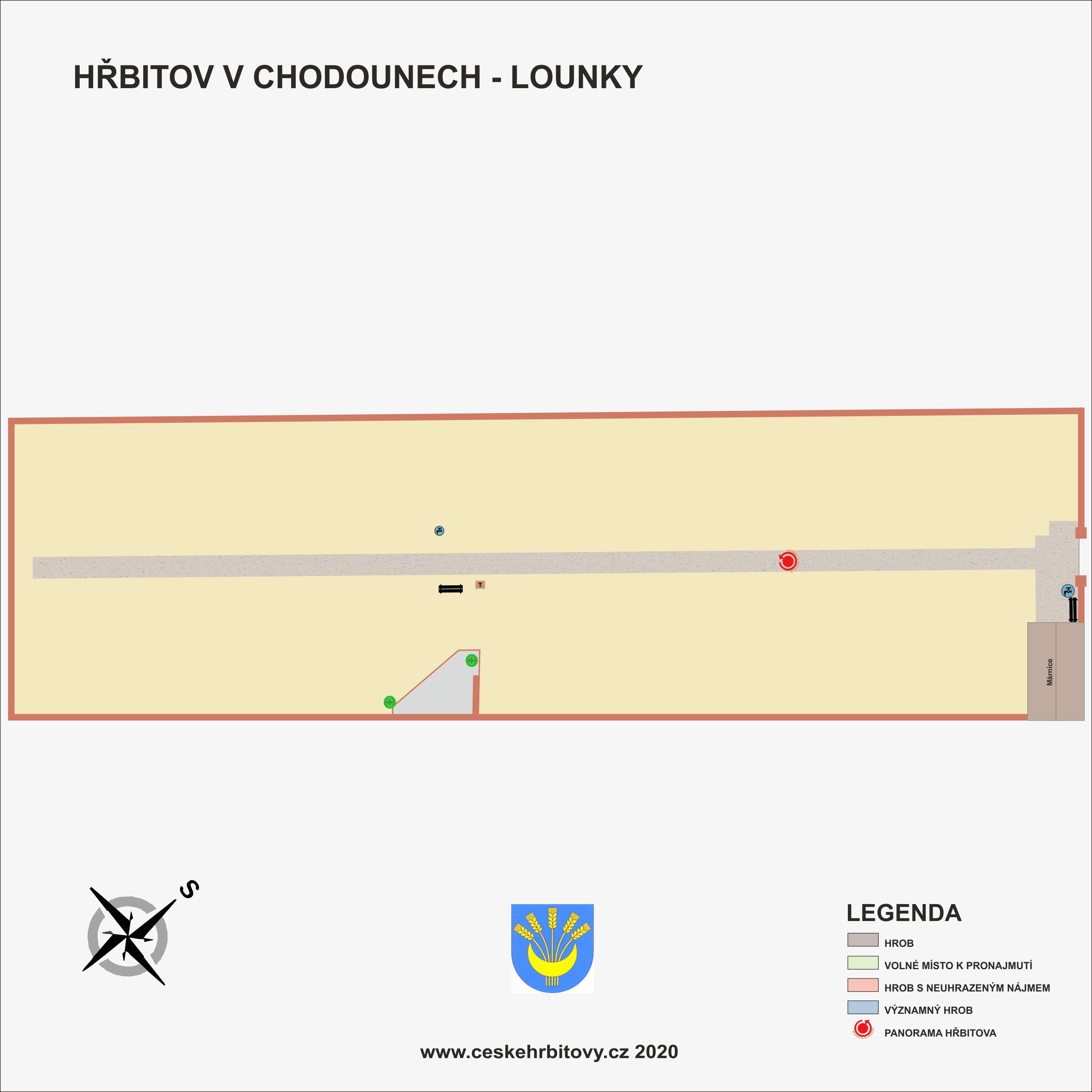 Mapa hĹ™bitova Lounky
