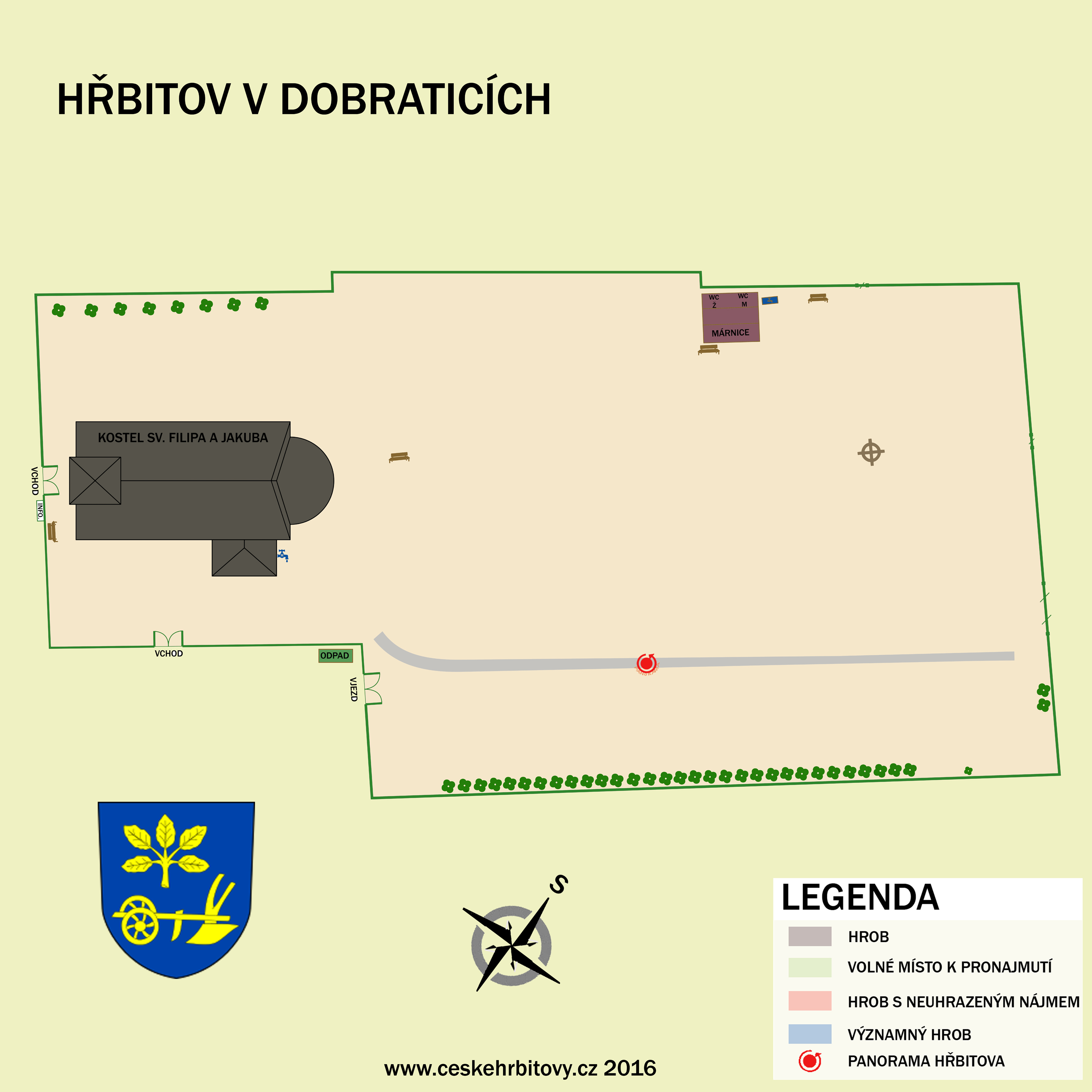 Mapa hĹ™bitova Obecní