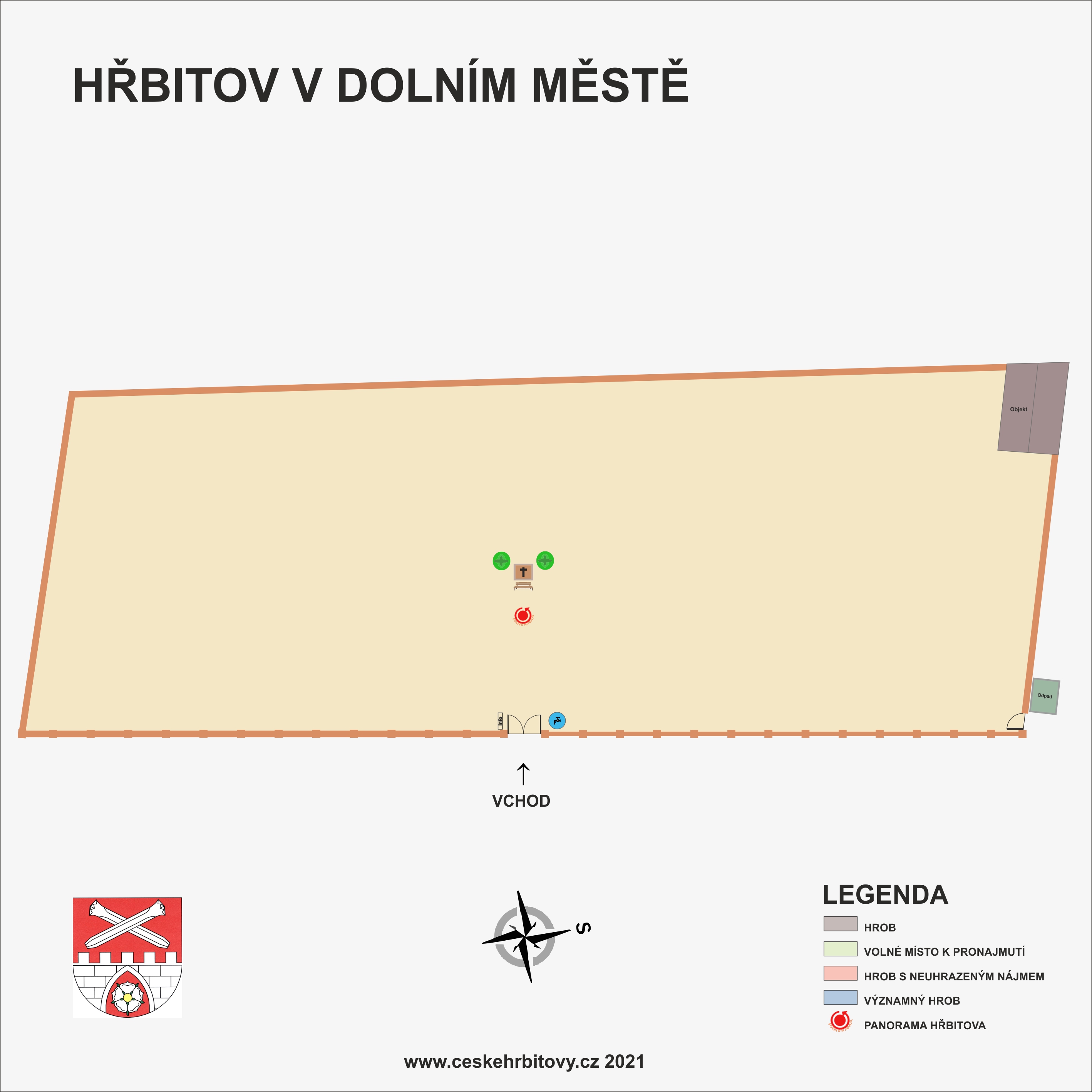 Mapa hĹ™bitova Obecní