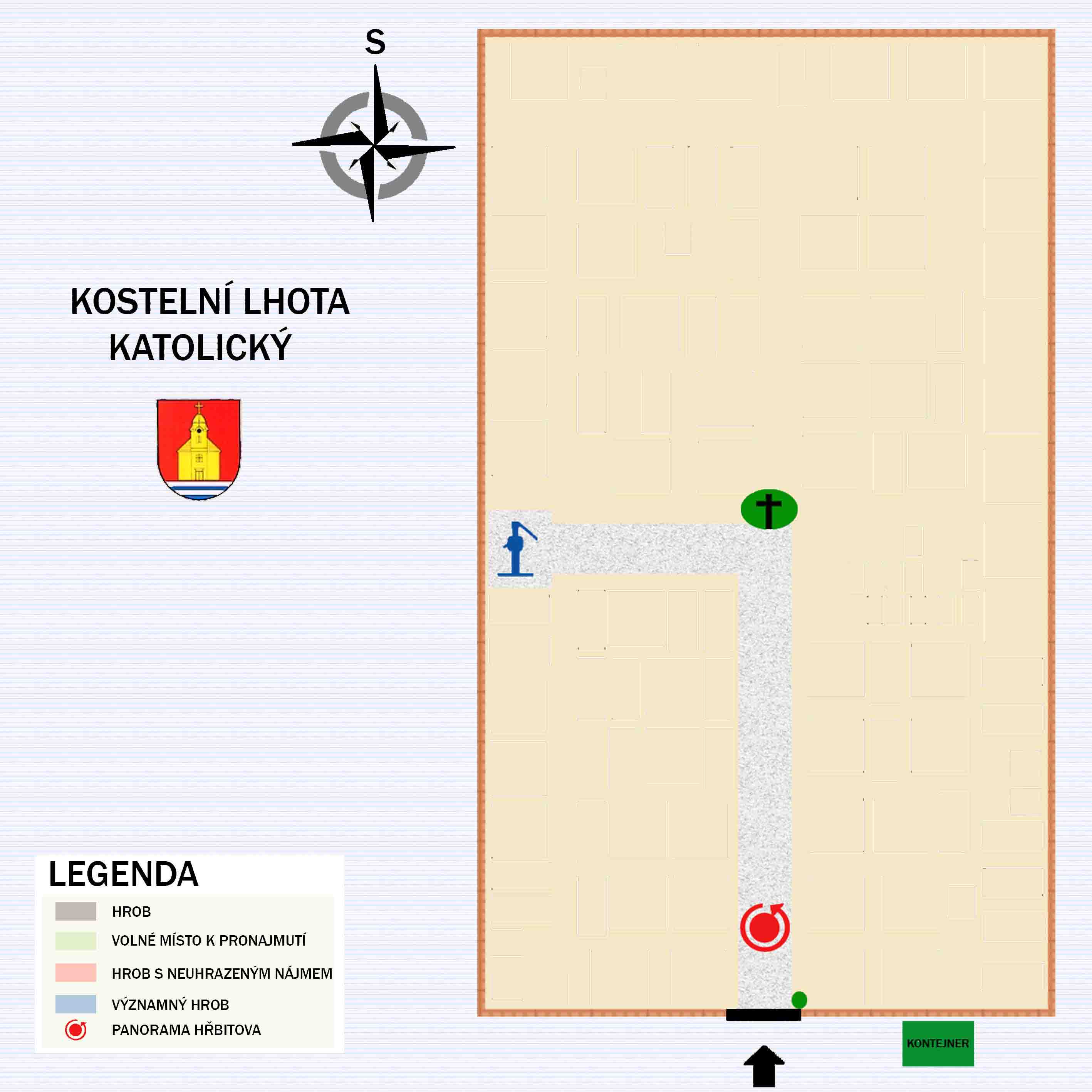 Mapa hĹ™bitova KATOLICKÝ