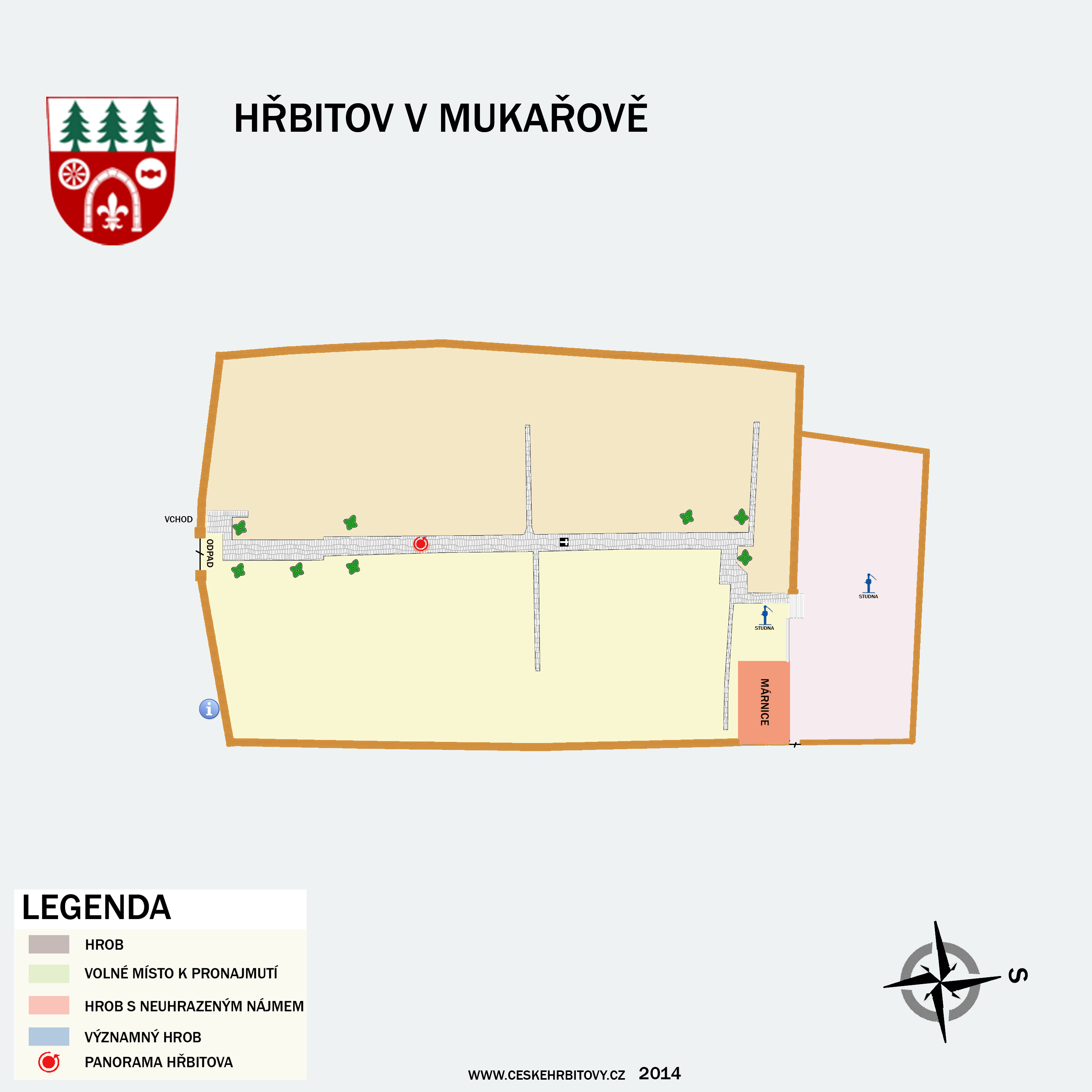 Mapa hĹ™bitova Obecní