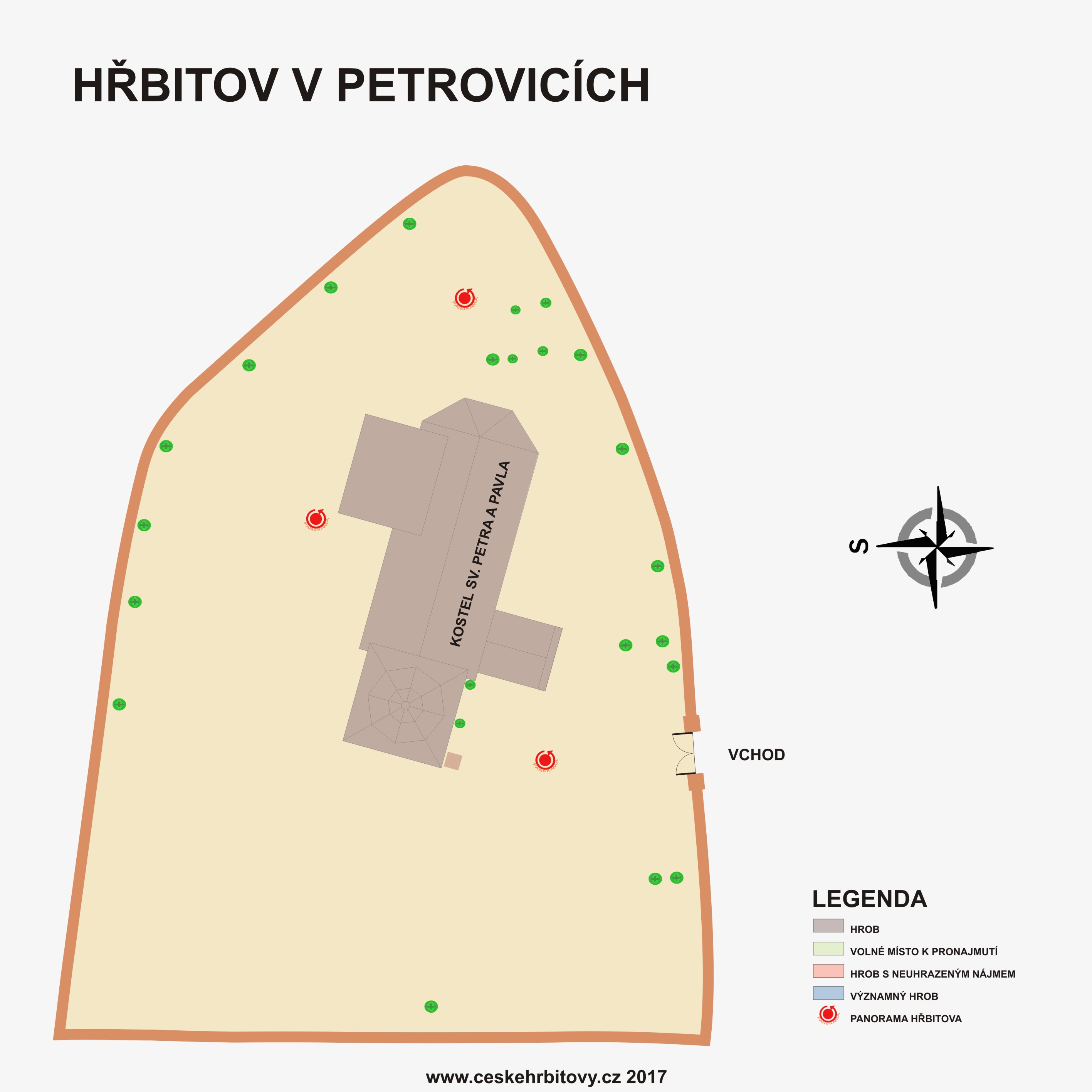 Mapa hĹ™bitova Petrovice