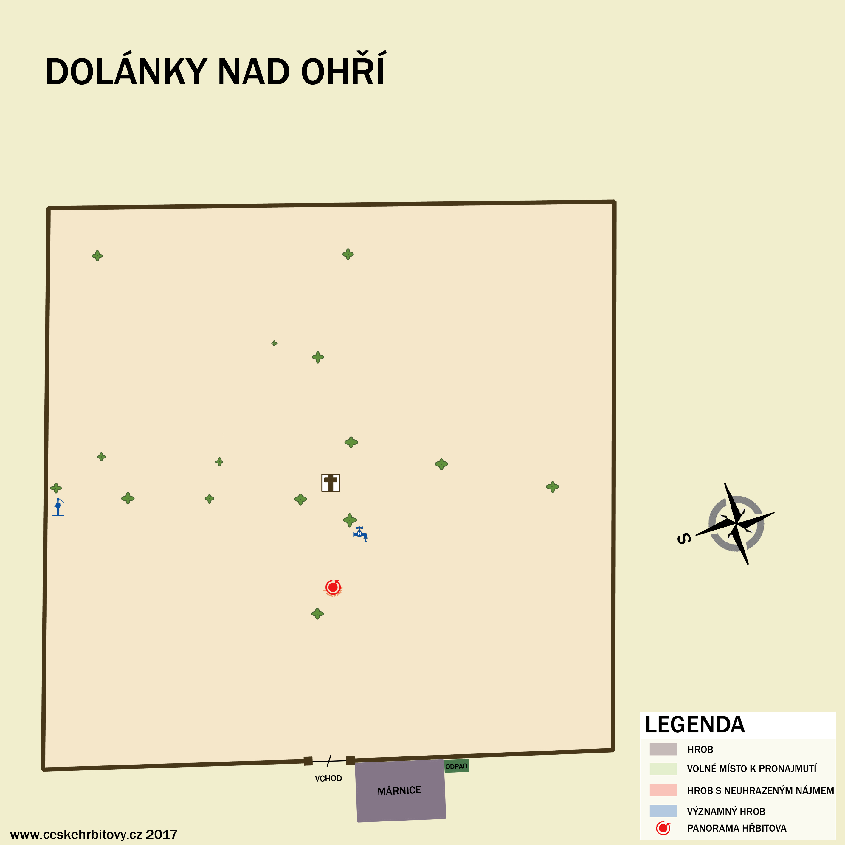Mapa hĹ™bitova Obecní