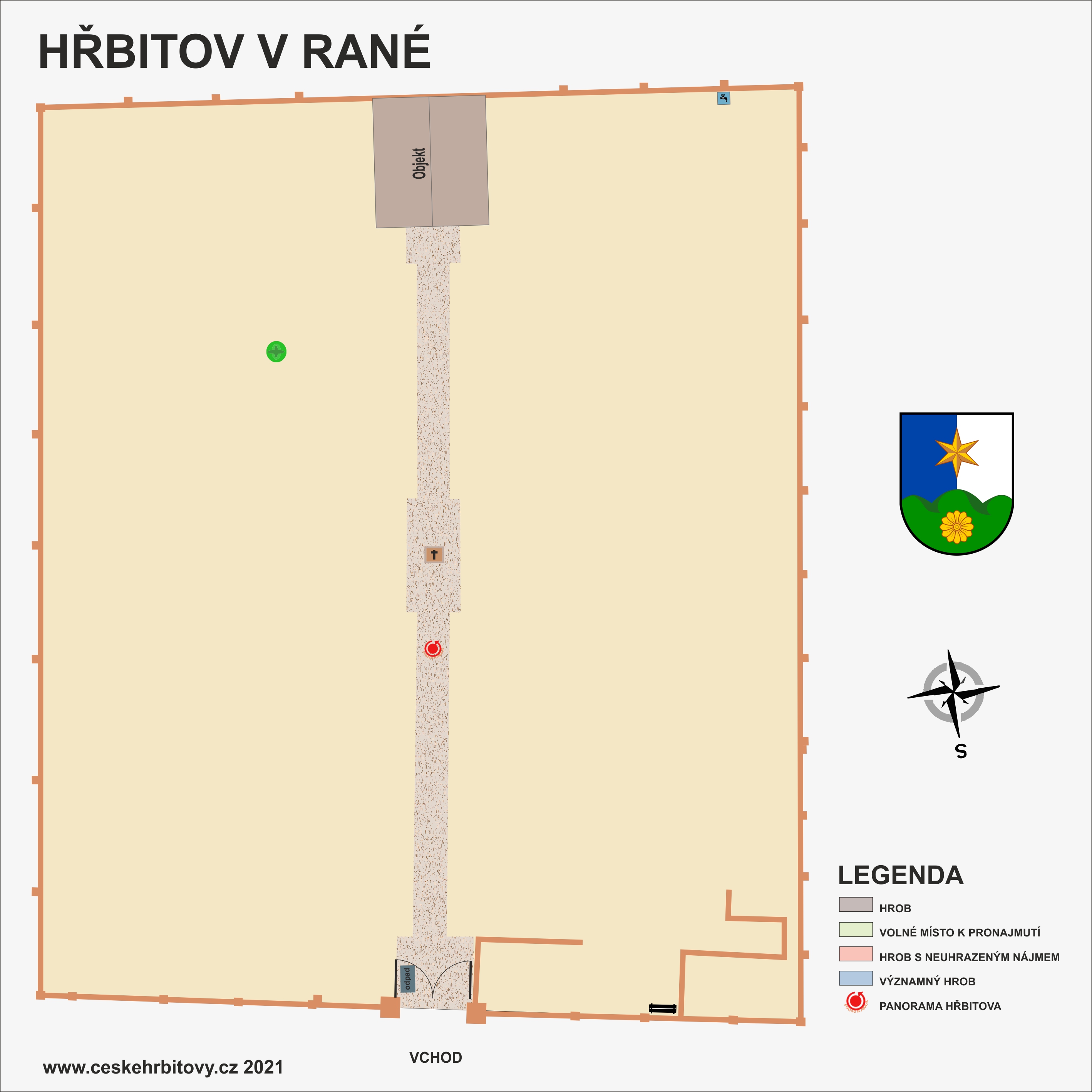 Mapa hĹ™bitova Obecní