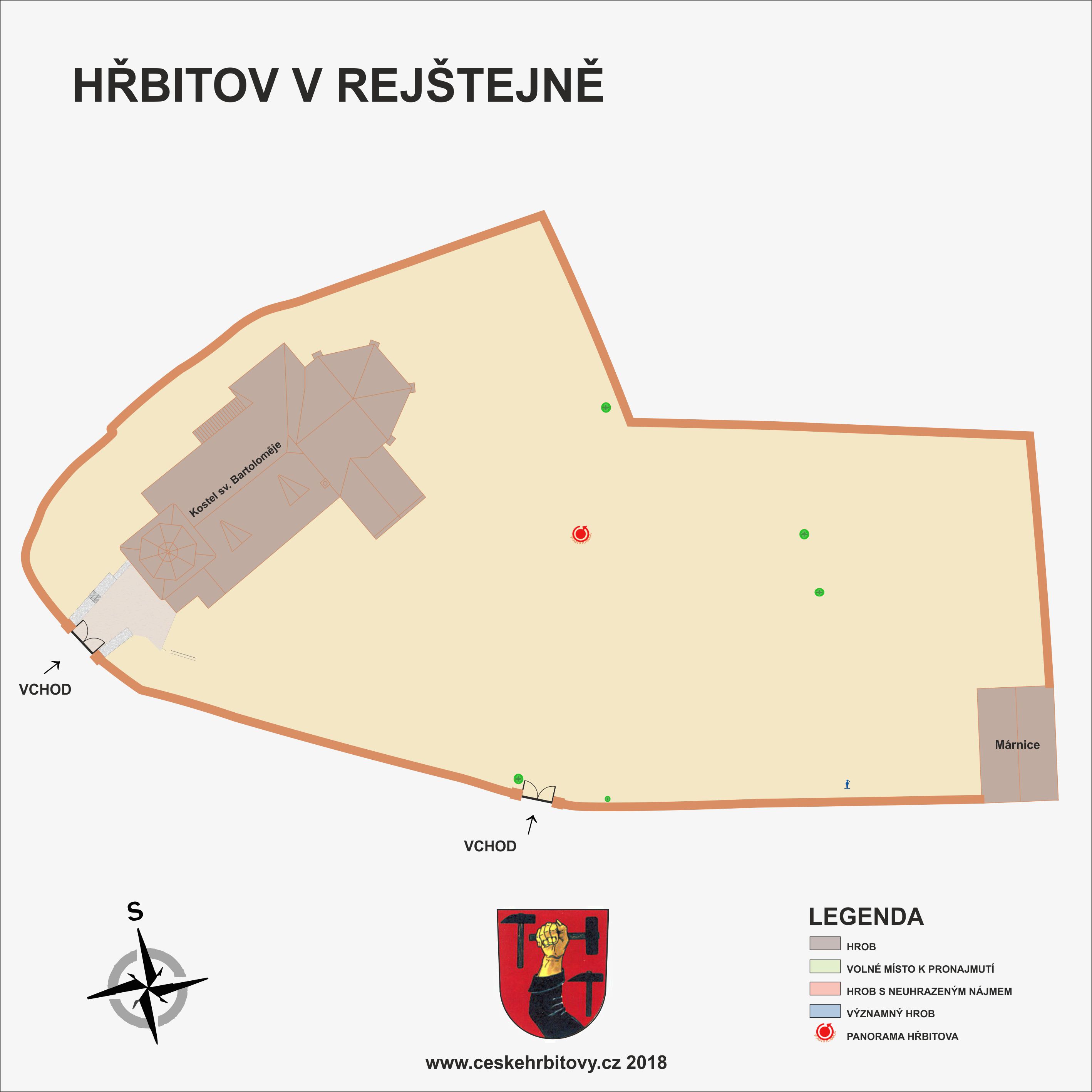 Mapa hĹ™bitova Obecní