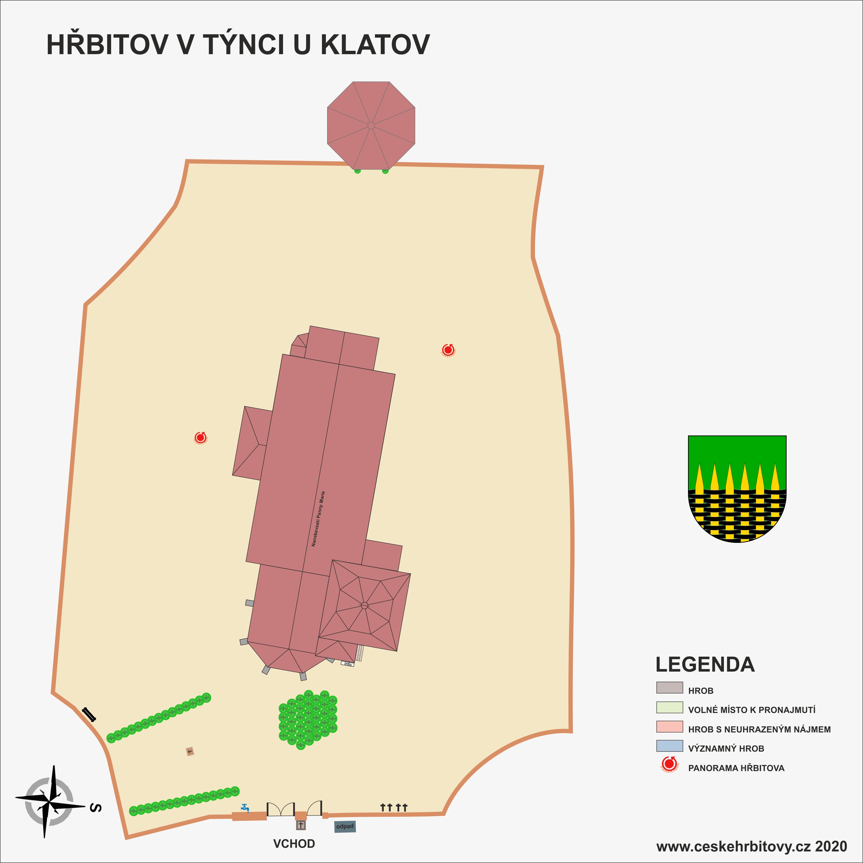 Mapa hĹ™bitova Obecní