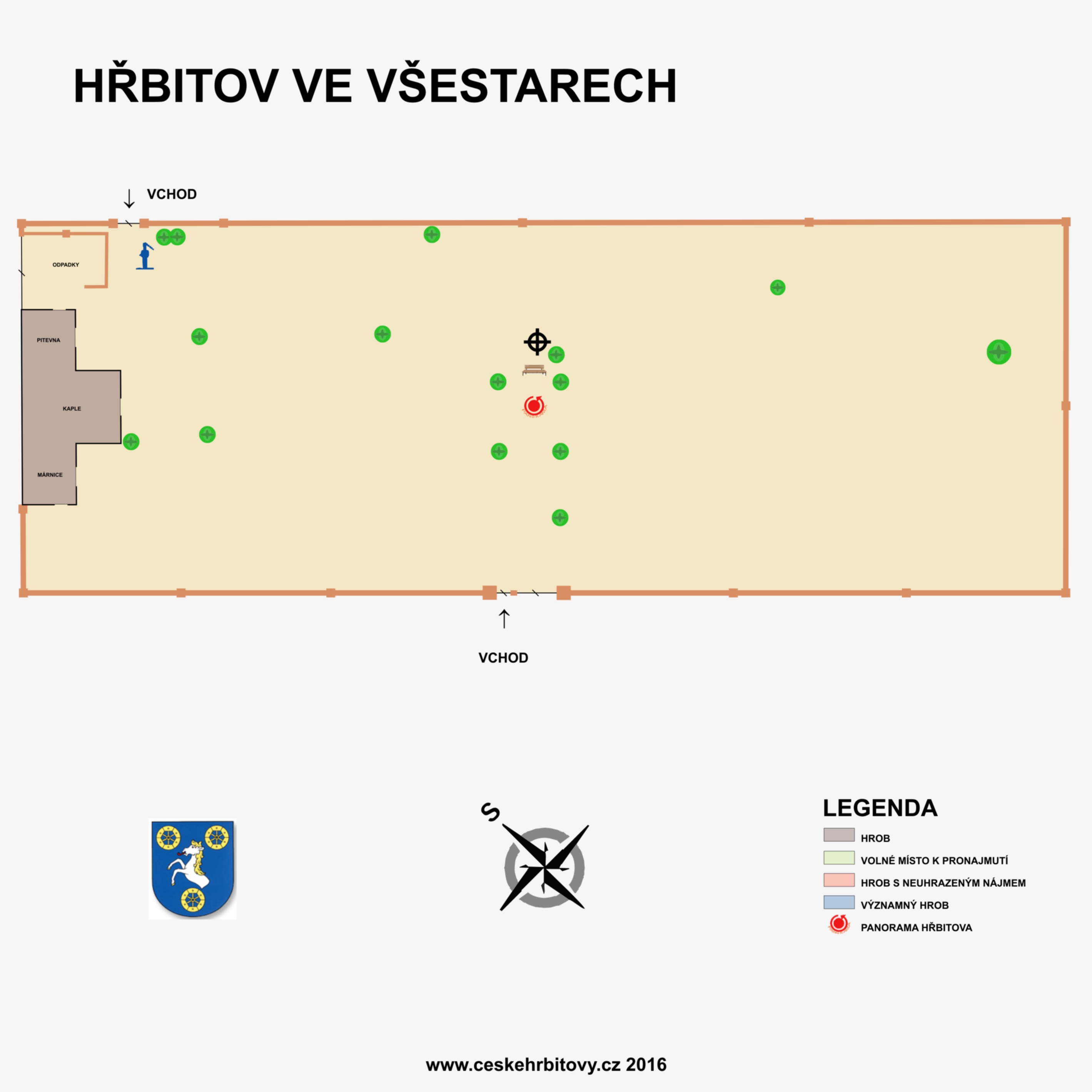 Mapa hĹ™bitova Obecní