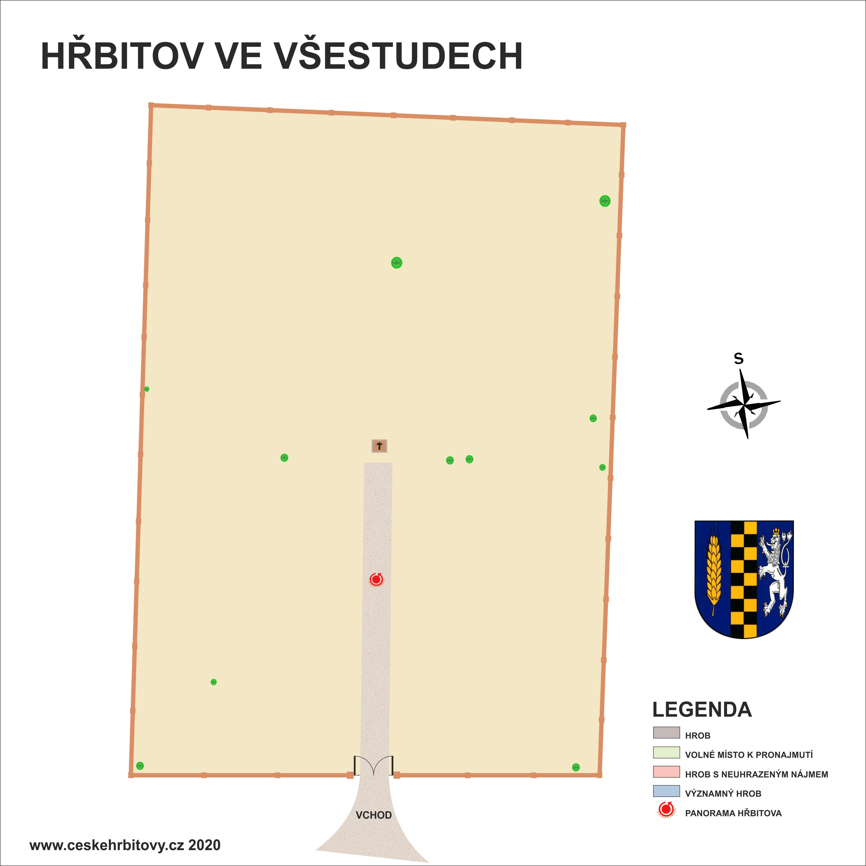 Mapa hĹ™bitova Obecní