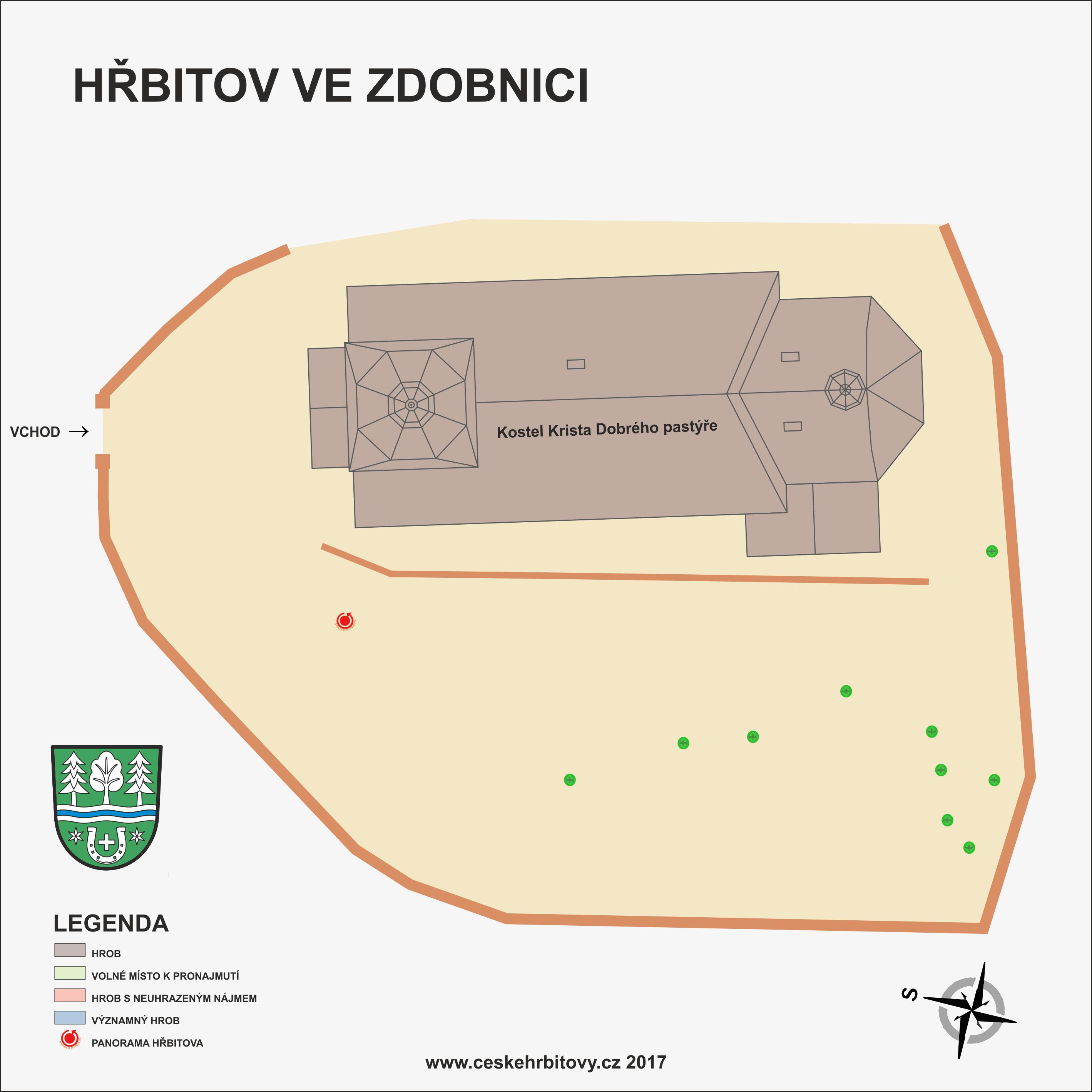 Mapa hĹ™bitova Obecní